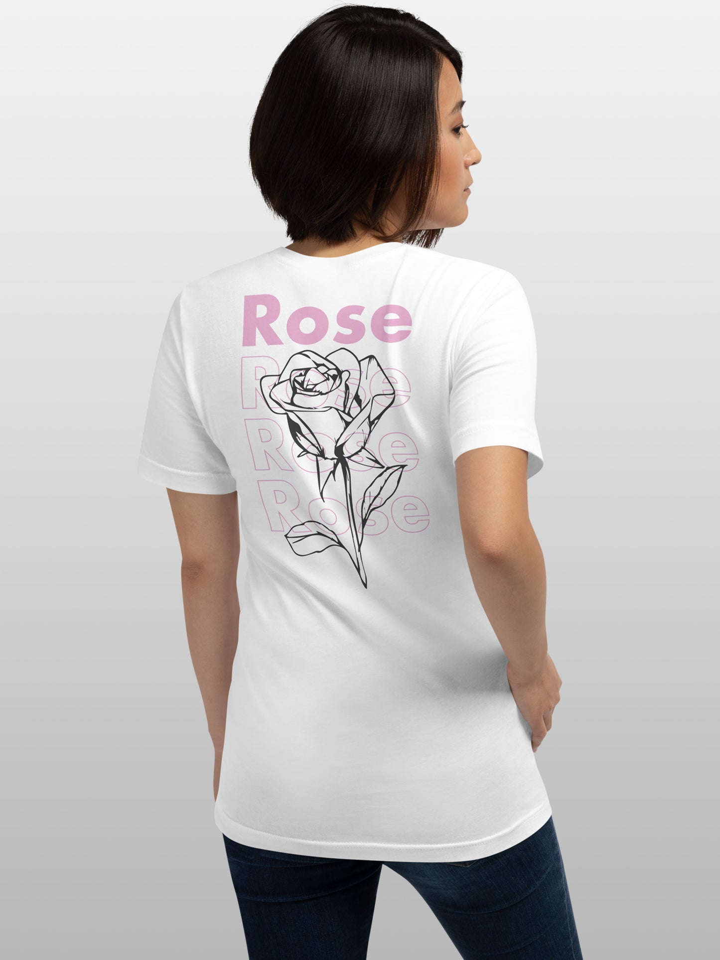 T-shirt Rose Unisexe - JOA