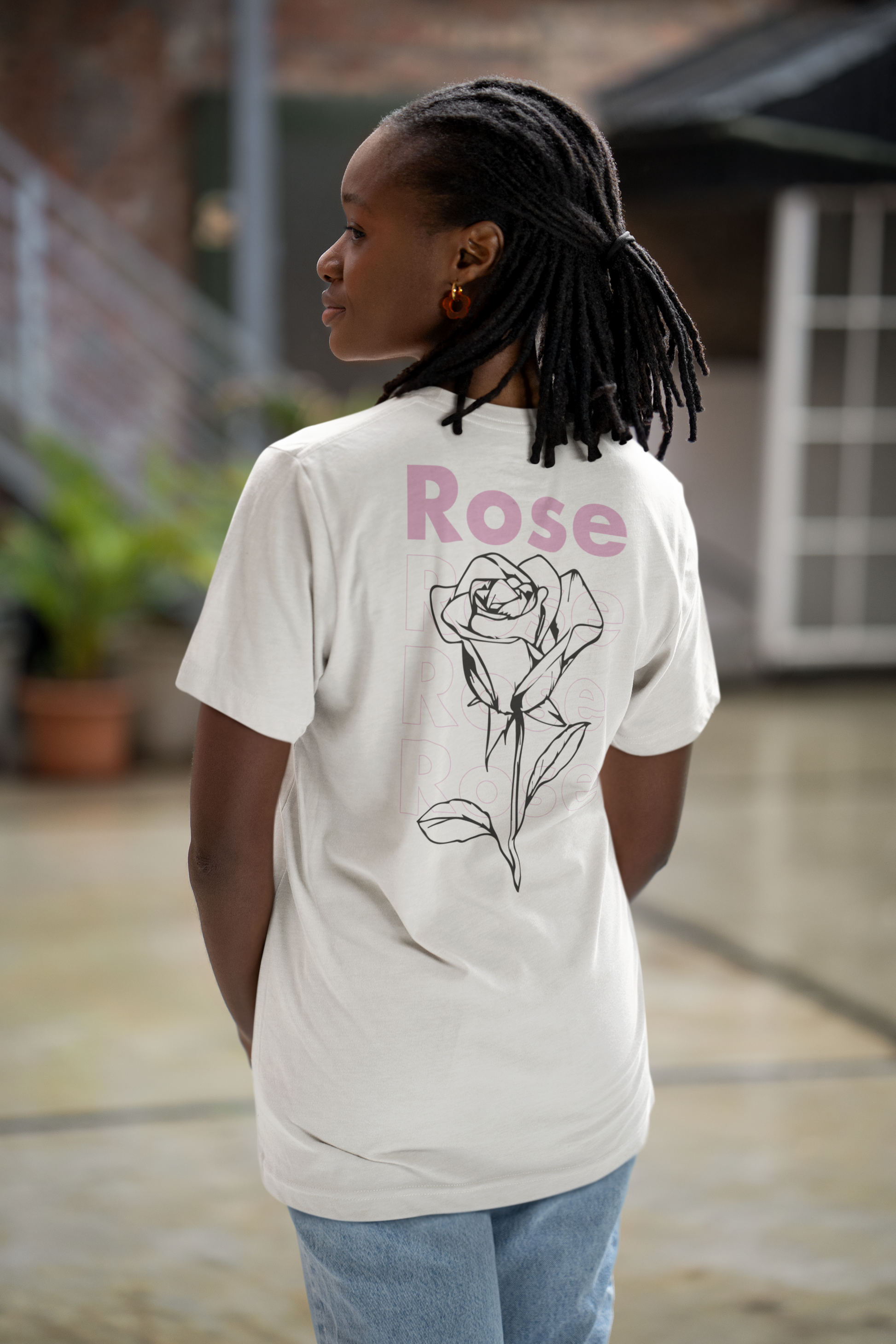 T-shirt Rose Unisexe - JOA